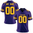 thumbnail image 5 of Camiseta de fútbol americano personalizada de Minnesota Vikings para hombres, mujeres y jóvenes, nombre del equipo impreso personalizado, número, regalo para fanáticos transpirable, 5 of 5
