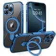 thumbnail image 1 of Funda para teléfono celular GUAGUA iPhone 16 Pro 6.3 pulgadas con soporte magnético azul, 1 of 8