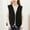Black, variant on Boys Girls Polar Fleece Vest Jacket Kids Casual Button Down Sleeveless Sherpa Coat Lightweight Fall Winter Fuzzy Outerwear with Pocket