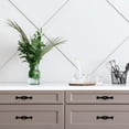 thumbnail image 4 of HemaKayy 4 Pack 5.6" Decorative Cabinet Pulls - Durable ABS Glass Handles for Home, Kitchen, Bedroom, and Furniture Decor | Unique Design Pulls for Drawer Doors | Bee Golden Embroidery, 4 of 6