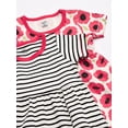 thumbnail image 2 of Touched by Nature Big Girls and Youth Organic Cotton Short-Sleeve Dresses 2pk, Poppy, 12 Years, 2 of 4