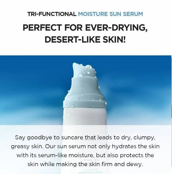 2 PACK - SKIN1004 Madagascar Centella Hyalu-CICA Water-fit Sun Serum SPF 50 PA++++, Organic Sunscreen, Moisturizing Sun Protection Essence, for All Skin Type, 15ml