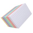 thumbnail image 2 of Miangastore 300 Pcs Cartes d'Index Lignées Blocs-Notes Lignées Cartes-Éclair Colorées Cartes de Notes Vierges Papier de Notes Mémo pour Études Fournitures de Bureau et Scolaires Prise de Notes, 2 of 8