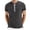 Dark Gray, variant on TIHLMK Tshirts Shirts for Men Men's Solid Color Round Neck Half Button Pullover Casual Short Sleeve T-Shirt
