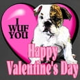 thumbnail image 2 of CafePress - Bulldog Valentines Maternity Dark T Shirt - Maternity Dark T-Shirt, 2 of 3