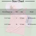 thumbnail image 3 of Antinious Kids Girls Stretchy Bralette Designed for Casual And Lightweight,Girls Sports Bras for Unparalleled ,Kids Girls Solid Color Underwear Girls Camisole Mid Length Bra,White,XL, 3 of 5
