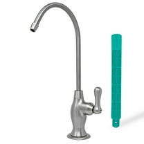 Metpure Water Filtration Faucet Brushed Nickel Vase Style Non Air Gap Reverse Osmosis Drinking Water Dispenser With Faucet Wrench