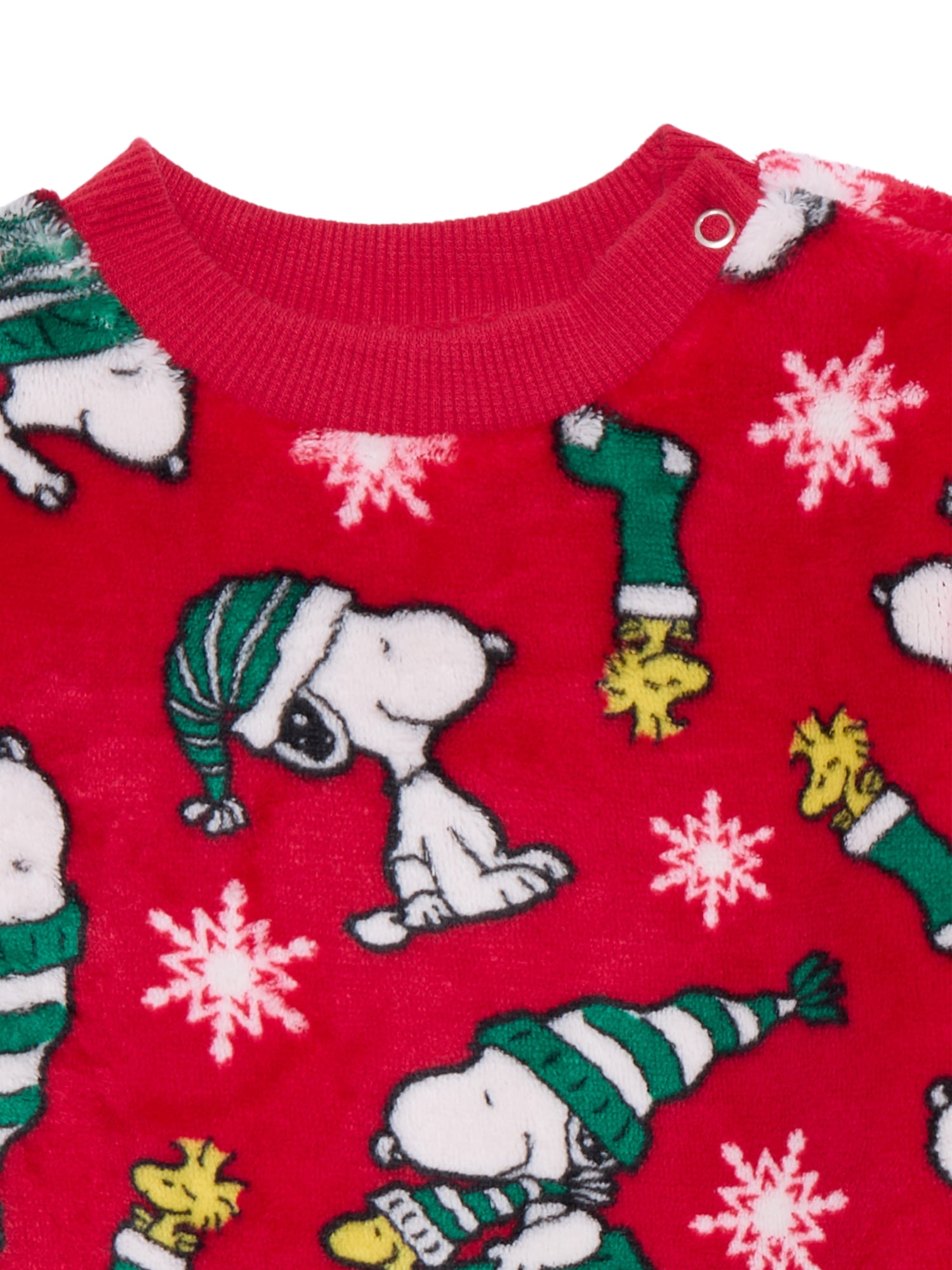 Snoopy Baby All Over Print Plush 2 Piece Set, Sizes 0/3M-24M