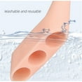 thumbnail image 2 of 1 Pair Toe Separators,3-Hole Toe Separator,Hallux Valgus Corrector,Toe Correction Separating Tool,Bunion Valgus Correctors,Beige, 2 of 7
