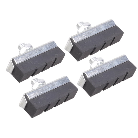 Bicycles V Brake Pad Set, 2 Pair Bike Brake Shoes for Bicycles Front Back Wheel