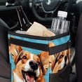 thumbnail image 6 of Corgi Foldable Car Trash Can with Lid - Leak-proof Hanging Storage Bag for Car - Trash Can for Car, 6 of 6