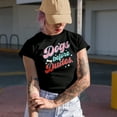 thumbnail image 2 of Dogs Before Dudes feat. a Bone Art Merch Gift, Black T-Shirt, XL, 2 of 5