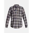 thumbnail image 5 of George Men's and Big Men's Double Pocket Flannel Shirt, Sizes XS-3XLT, 5 of 5
