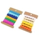 thumbnail image 1 of EeaseMX 2 cintas onduladas de 8 mm, multicolor, para envolver regalos, para decoración de fiestas y manualidades (6 colores, color 1+7), 1 of 7