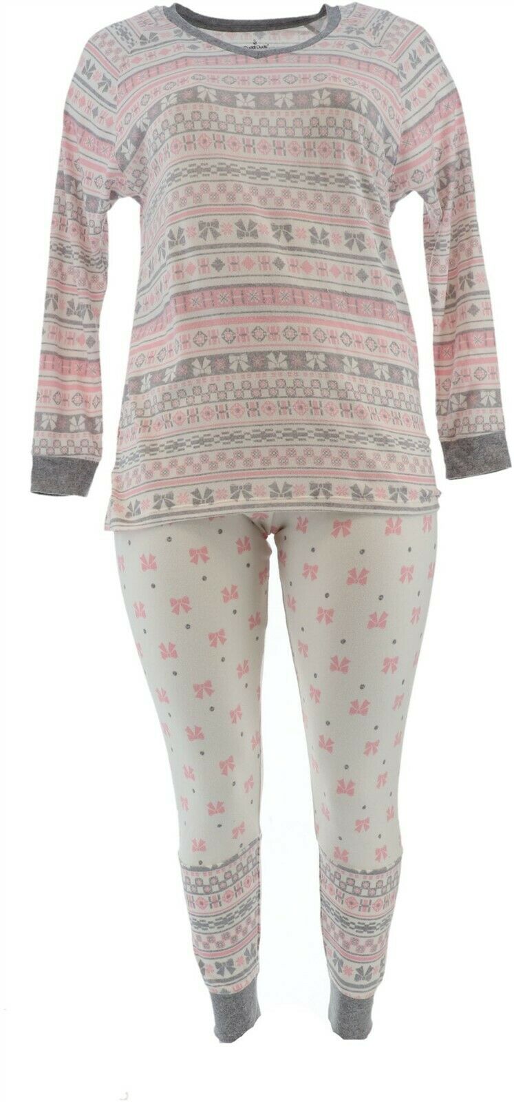 ClimateRight by Cuddl Duds Cuddl Duds Petite Apres Ski Fairisle