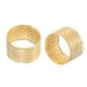 thumbnail image 4 of Dedal de metal Uxcell anillo amarillo dedales 5 paquetes, 4 of 5