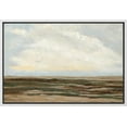 thumbnail image 1 of PixonSign Framed Canvas Print Wall Art Cloudy Sky Desert Landscape Nature Wilderness Illustrations Fine Art Decorative Farmhouse/Country Relax/Calm/Cozy Multicolor Zen for Bedroom - 16"x24" White, 1 of 5