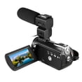 thumbnail image 4 of Videocámara ORDRO AC5 4K WiFi Cámara de video digital Videocámara DV 24MP 3.1 pulgadas IPS Pantalla táctil 12X Zoom óptico Time-lapse Detección de rostro Antivibraciones con 2 piezas Baterías de litio Romacci Camara de video, 4 of 7