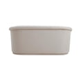 thumbnail image 4 of Yara Pleated Beige Velvet Loveseat, 4 of 13