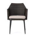 thumbnail image 6 of LiviNest Outdoor Dining Chairs 2-Pack Set - Modern Wicker Patio Furniture with Water Resistant Cushions - Durable & Stable for Vacation Rental & Backyard Use, 6 of 6