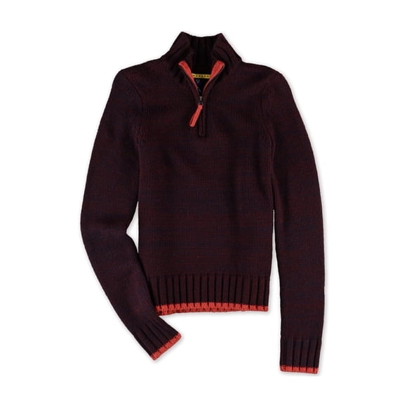 Suéter de punto de cable Aeropostale para mujer, rojo, XS