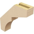 thumbnail image 5 of Ekena Millwork 3"W x 12"D x 12"H Monterey Rough Cedar Woodgrain TimberThane Knee Brace, Primed, 5 of 6