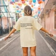 thumbnail image 3 of New Fashion Womens Letter T-Shirt Round Neck Short Sleeve Slogan Tee Top, 3 of 10