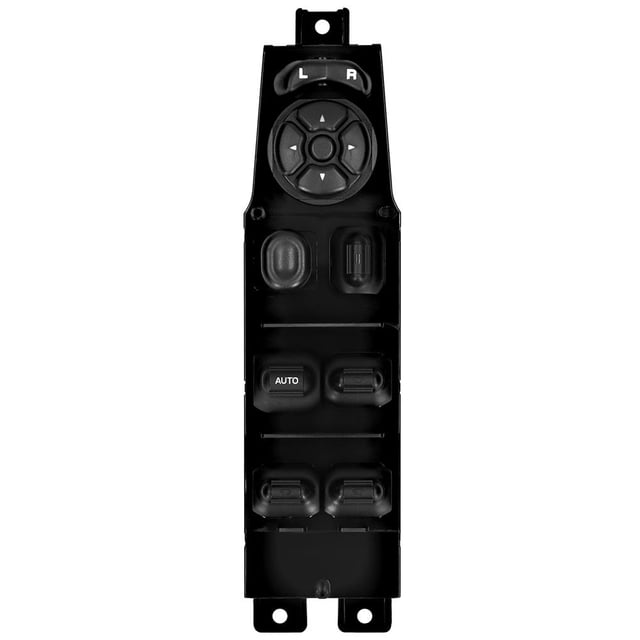 Kenally Interruptor de ventana lateral del conductor eléctrico, conjunto de interruptor de elevación de ventana de plástico negro, juego de Automoción decorativa y accesorios Kenally VI004874-00
