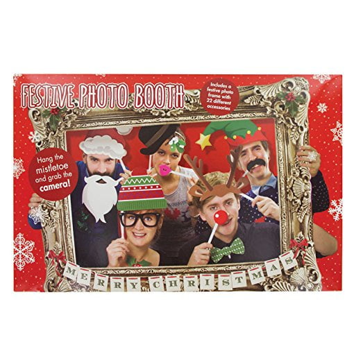 Christmas Festive Photo Booth Photography Selfie Novelty Fun Party Frame Props 