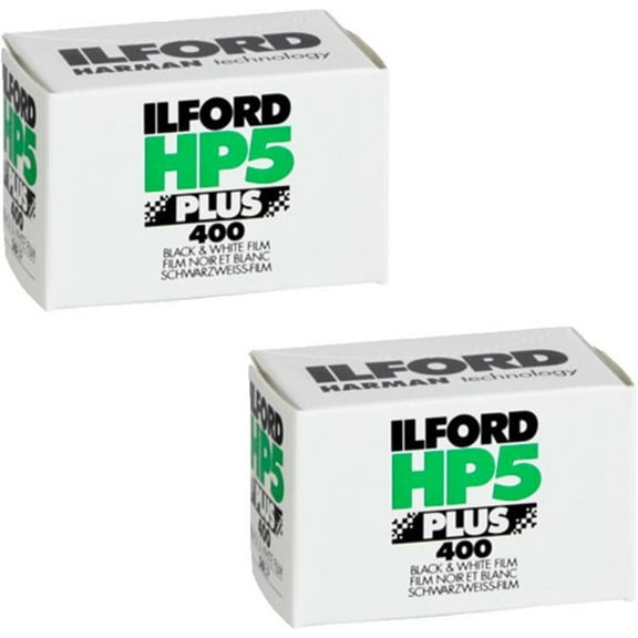 Ilford HP-5 Plus 400 35mm Black and White Professional Film, ISO 400, 24 Exposures, 2-Pack