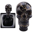 thumbnail image 1 of Perilla Cambios Coche Con Cabeza Calavera Personalidad Universal para Halloween (negro), 1 of 9