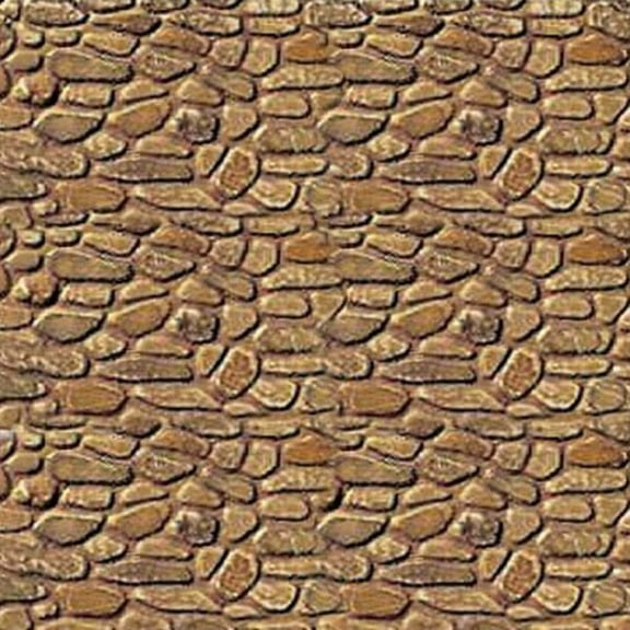 JTT Plastic Pattern Sheets, HO Scale, Field Stone, 7.5"x12" Sheets, 2 Sheets per Pkg.