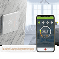 thumbnail image 2 of WiFi Thermostat Intelligent Température Contrôleur Hebdomadaire Programmable Prend en Charge le Contrôle Tactile-3a Noir, 2 of 7