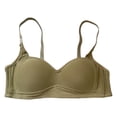 thumbnail image 1 of Underwear Thin Breathable Removable Double Shoulder Straps After Three Of Buckle Gathered Without Ring Bust Type Bra, 1 of 6