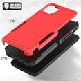 thumbnail image 5 of Allytechgroup Compatible for Apple iPhone 11, Rugged Shockproof Military Grade Protection Dual Layers Hard PC TPU Phone Case for iPhone 11, Red, 5 of 5