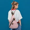 thumbnail image 3 of KL928 Canvas Sling Bag for Women Sling Backpack Crossbody Shoulder Bag for Men Small Backpack, 3 of 6