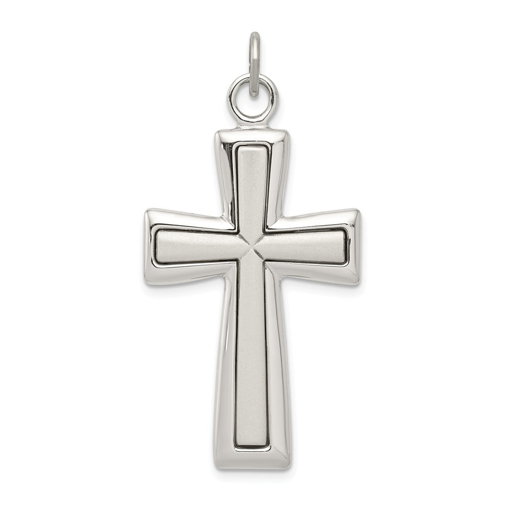 Diamond2Deal 925 Sterling Silver Latin Cross Pendant