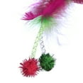 thumbnail image 5 of Multipet Mesh Feather Ball Cat Toy, Fushia, 5 of 5