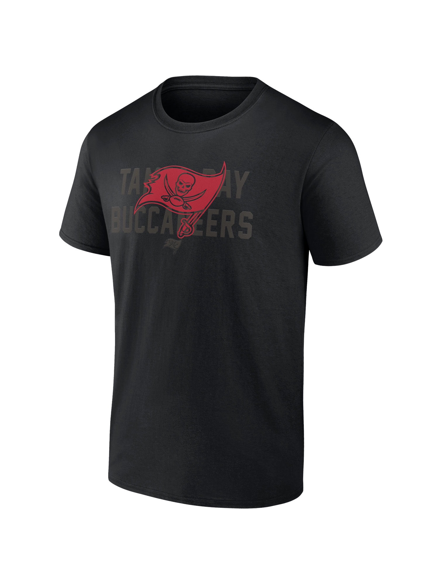 NFL Tampa Bay Buccaneers Men's Cotton Black Short Sleeve T-Shirt