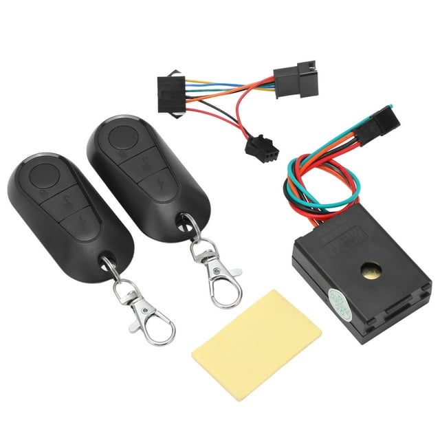 Electric Bike Anti Theft Device, Universal Electric Bike Alarm System Remote Control 36-72V For Electric Bike