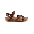 thumbnail image 4 of Walking Cradles Wc Pool Women Strappy Sandal In Brown Multi Leather/cork, 4 of 5