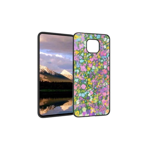 Compatible with Moto G Power 2021 Phone Case, Little-Flowers-85 Case Men Women, Flexible Silicone Shockproof Case for Moto G Power 2021