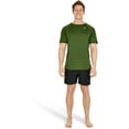 thumbnail image 2 of Speedo Men's Short Sleeve Swim T-Shirt (Douglas Fir, XL), 2 of 3