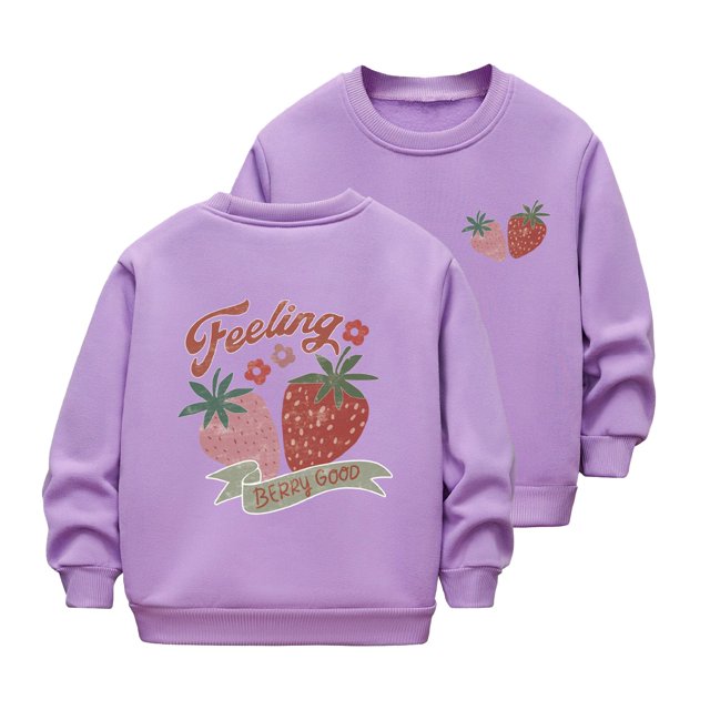 Dpytoraw Chandail à Capuchon à Manches Longues pour Enfants Automne et Hiver et Décontracté Épais Chaud Col Rond pour Garçons et Filles Taille 5-6 Ans
