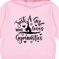 thumbnail image 3 of Inktastic Just a Girl Who Loves Gymnastics Toddler Hoodie, 3 of 4