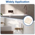 thumbnail image 6 of 4Pack ABS Plastics Wall Split Flange, 12mm Diameter Escutcheon Plate, Gold, 6 of 6