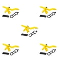 thumbnail image 2 of Guardoinrt Support de Montage de Roue de Vélo Durable Pratique et Facile à Tenir Support de Montage de Roue de Vélo Portable ABS 100 Marque -Jaune 5Ensemble, 2 of 6
