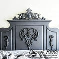 thumbnail image 2 of Ekena Millwork ONL08X09X01VE 8.5 In. W X 9 In. H X .75 In. P Architectural accent - Versailles Ribbon And Rose Drop Onlay, 2 of 5