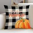 thumbnail image 6 of Fall Throw Pillow Covers 18x18 Set of 4 Pumpkin Maple Leaves and Buffalo Plaid Decorative Fall Pillow Case Autumn Thanksgiving Thankful Blessed Farmhouse Decorations Cushion Case for Couch, 6 of 6
