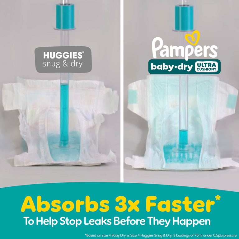 Pampers Baby Dry Diapers Size 2, 234 Count (Select for More